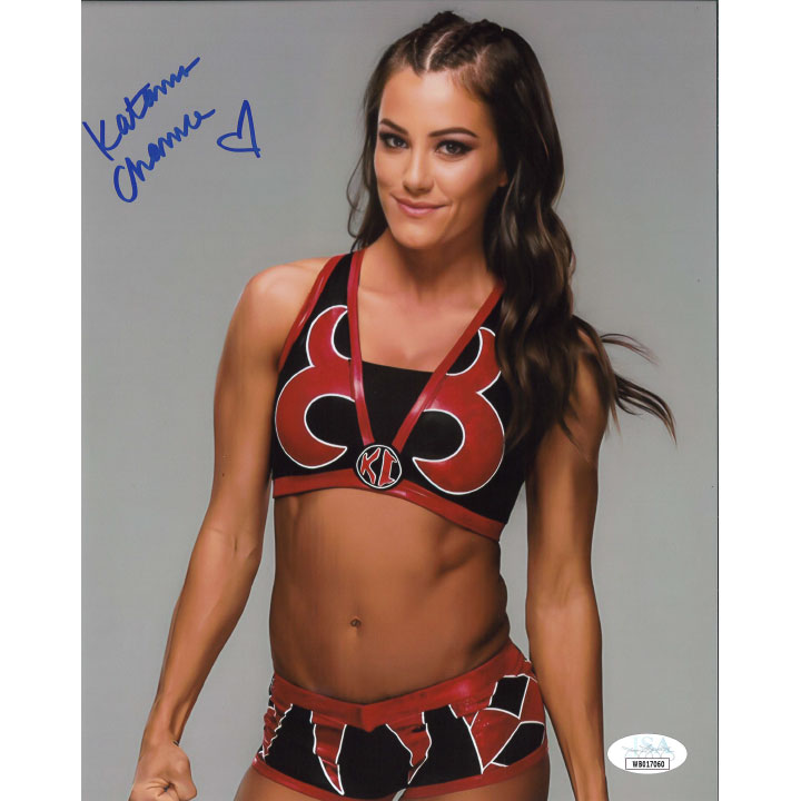 Katana Chance Red & Black Gear 8 x 10 Promo - JSA AUTOGRAPHED