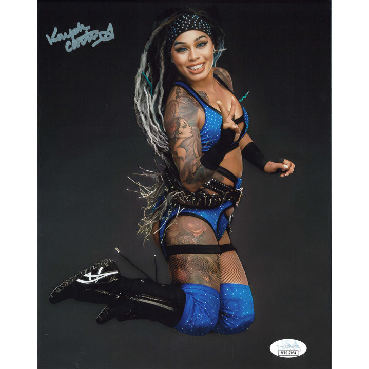 Kayden Carter Jump 8 x 10 Promo - JSA AUTOGRAPHED