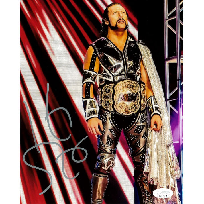Kenny Omega AEW World Title 8 x 10 Promo - JSA AUTOGRAPHED