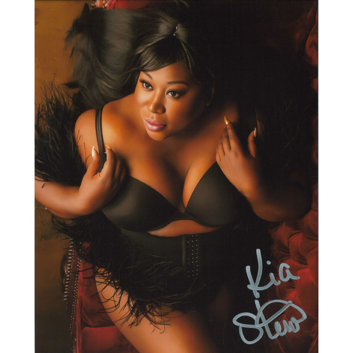 Kia Stevens Red Couch 8 x 10 Promo - AUTOGRAPHED