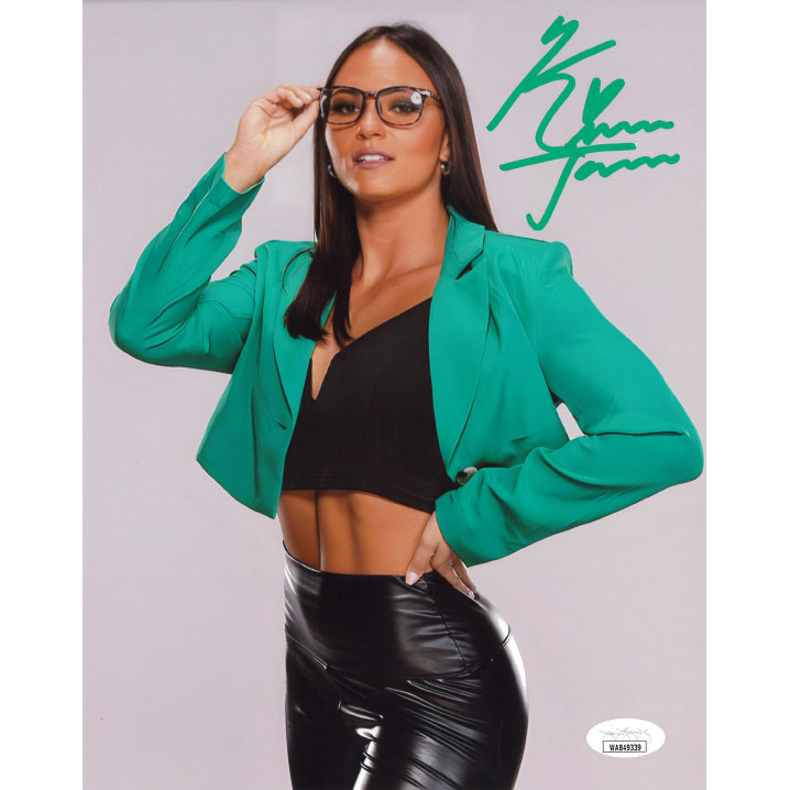 Kiana James Half Pose 8 x 10 Promo - JSA AUTOGRAPHED
