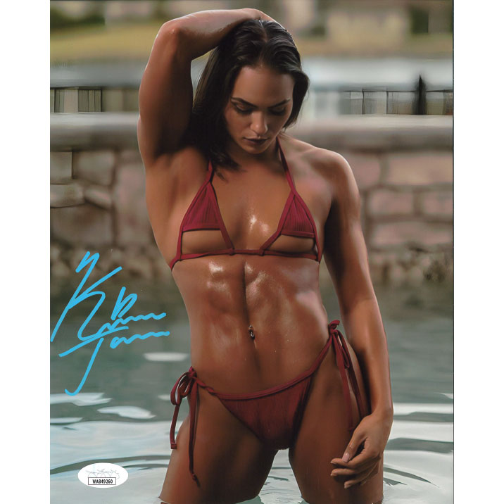 Kiana James Hand in Hair 8 x 10 Promo - JSA AUTOGRAPHED