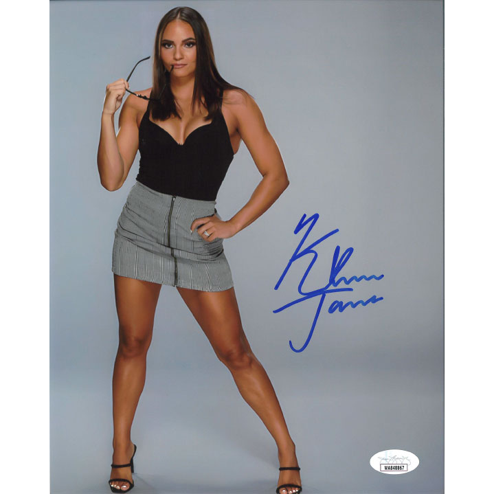 Kiana James Short Skirt 8 x 10 Promo - JSA AUTOGRAPHED