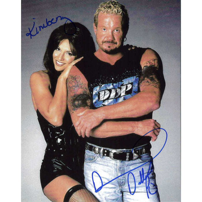 Kimberly Page & DDP Over Shoulder 8 x 10 Promo - DUAL AUTOGRAPHED
