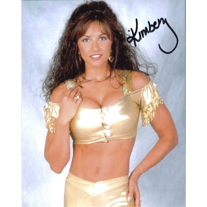 Kimberly Page 3/4 Pose 8 x 10 Promo - AUTOGRAPHED — Highspots.com
