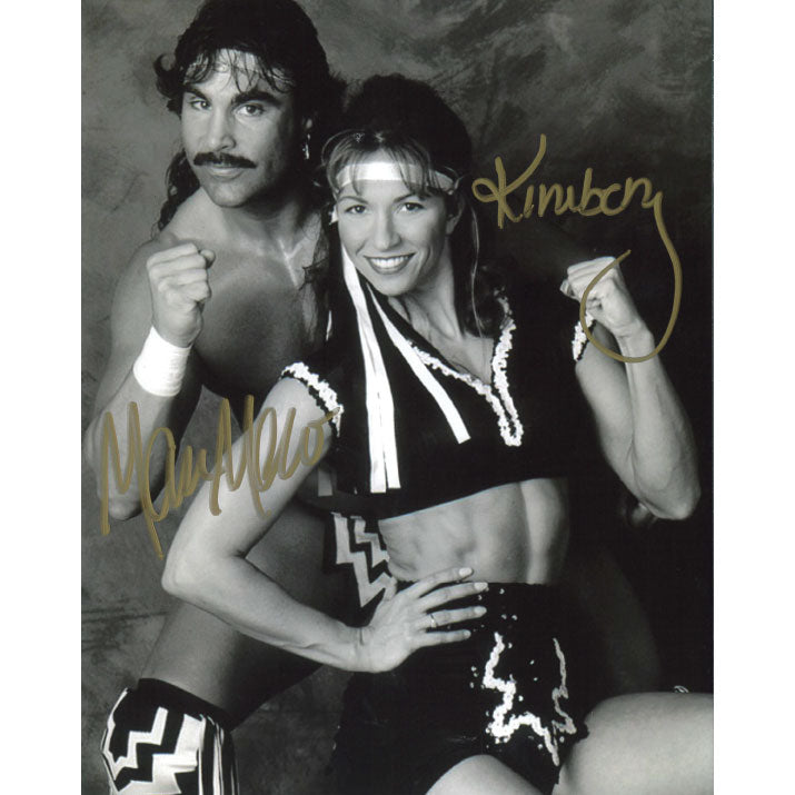 Kimberly Page & Marc Mero Pose 8 x 10 Promo - DUAL AUTOGRAPHED