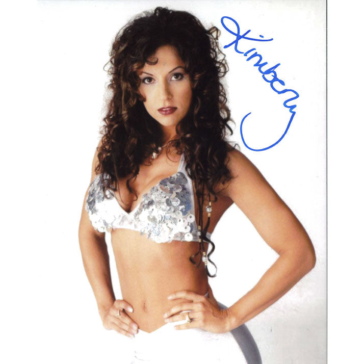 Kimberly Page White BG 8 x 10 Promo - AUTOGRAPHED