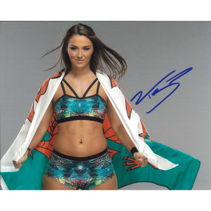 Tegan Nox Flag Grey BG 8 x 10 Promo - AUTOGRAPHED