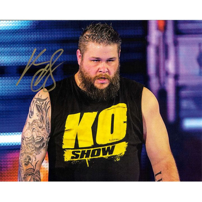 Kevin Owens KO Show Yellow 8 x 10 Promo - AUTOGRAPHED