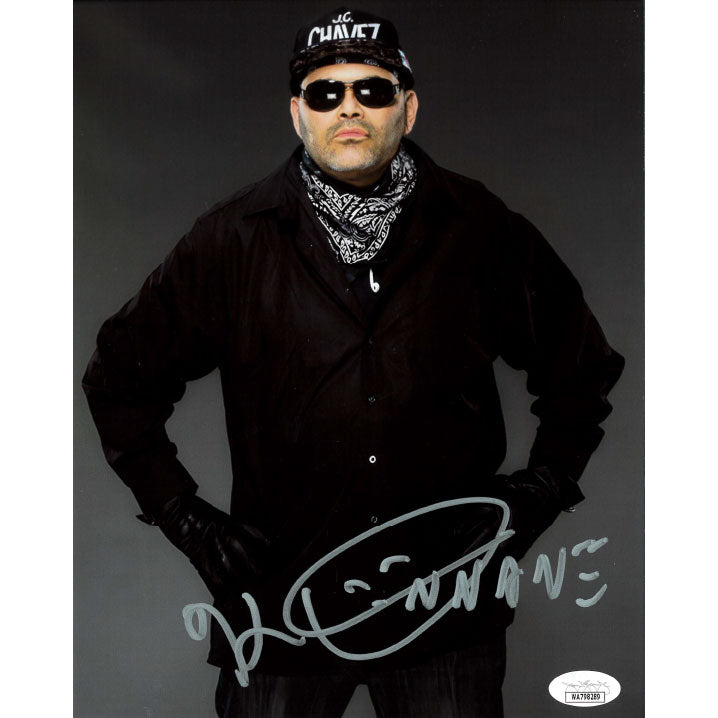 Konnan All Black 8 x 10 Promo - JSA AUTOGRAPHED