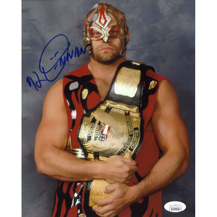 Konnan US Champ 8 x 10 Promo - JSA AUTOGRAPHED
