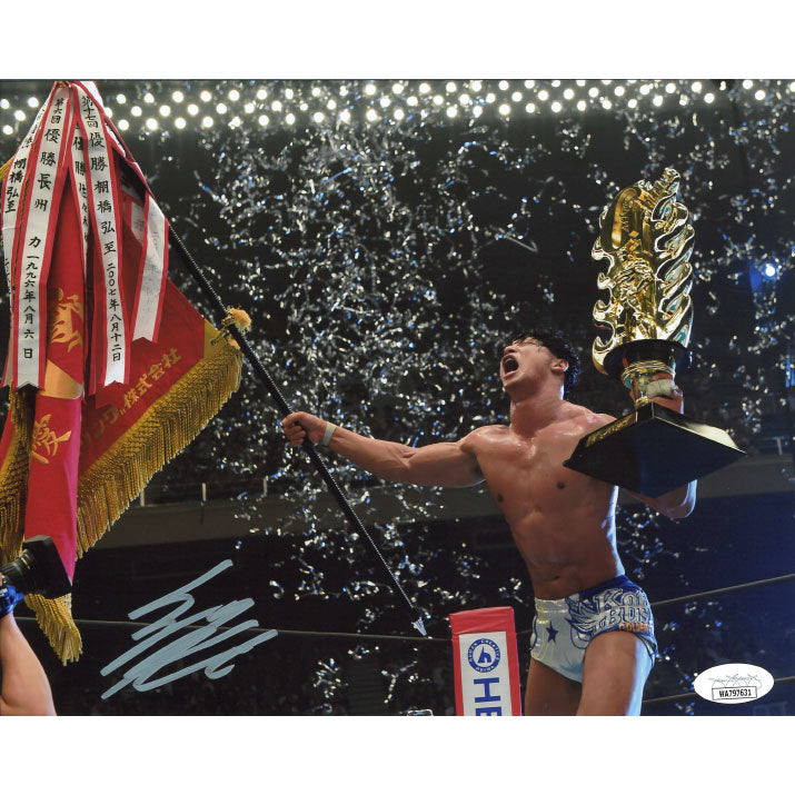 Kota Ibushi G1 Celebration 8 x 10 Promo - JSA AUTOGRAPHED
