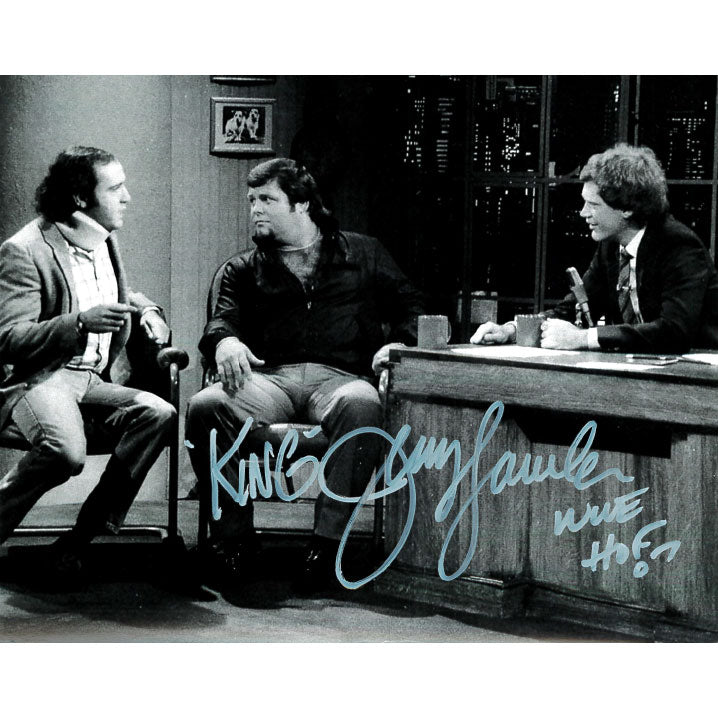 Jerry Lawler Letterman Appearance 8x10 Promo - AUTOGRAPHED