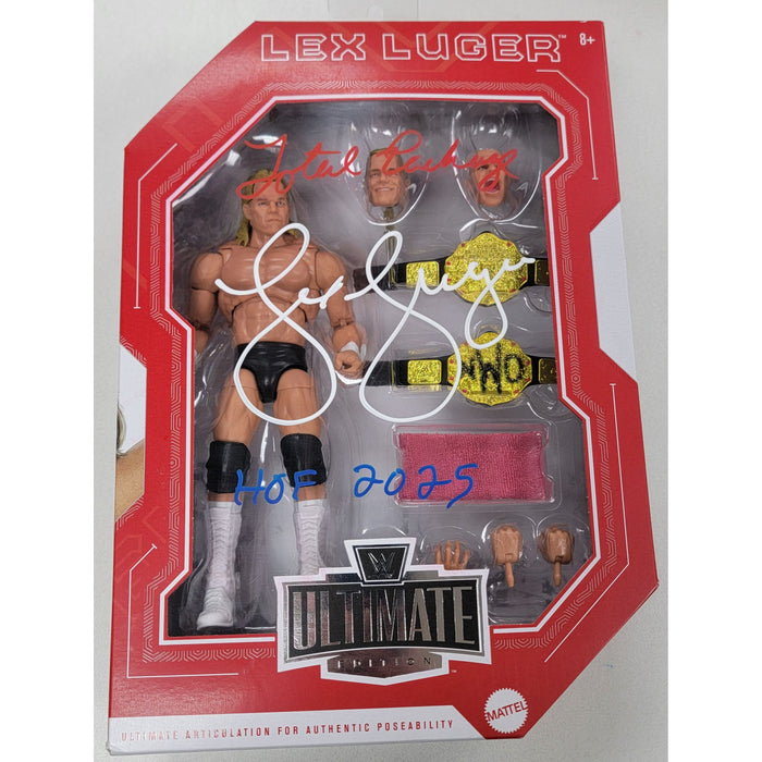 Lex Luger INSCRIBED WWE Ultimate Figure - JSA Autographed