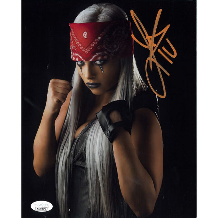 Liv Morgan Red Bandana & One Black Glove 8 x 10 Promo - JSA AUTOGRAPHED