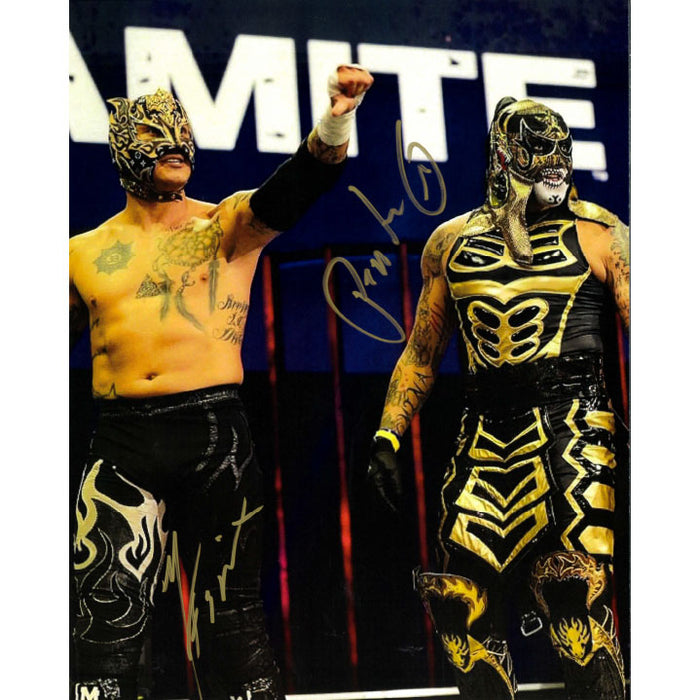 Lucha Brothers Thumb Down 8 x 10 Promo - DUAL AUTOGRAPHED