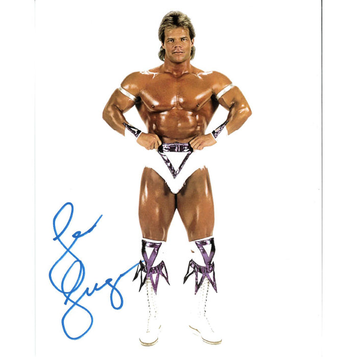 Lex Luger Full Body 8 x 10 Promo - AUTOGRAPHED
