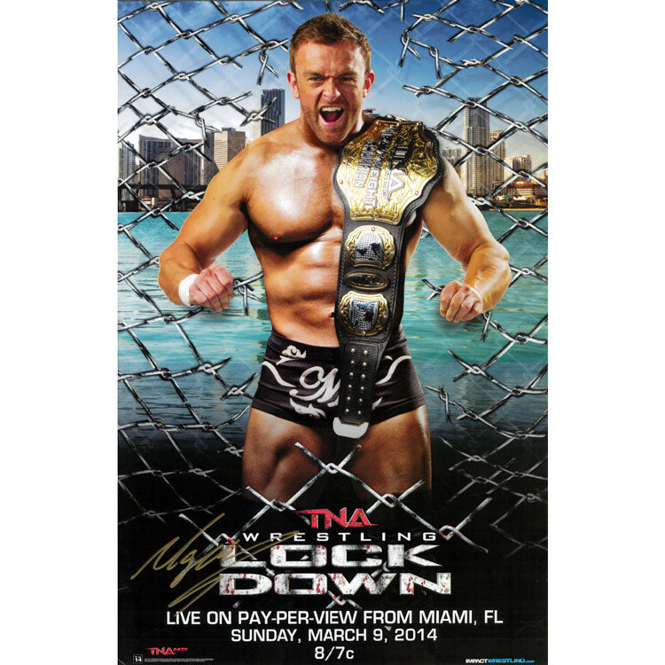 Magnus Lockdown 2014 11 x 17 Poster - AUTOGRAPHED