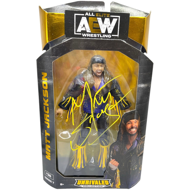 Matt Jackson AEW Unrivaled Figure Series 7 #56 - JSA Autographed