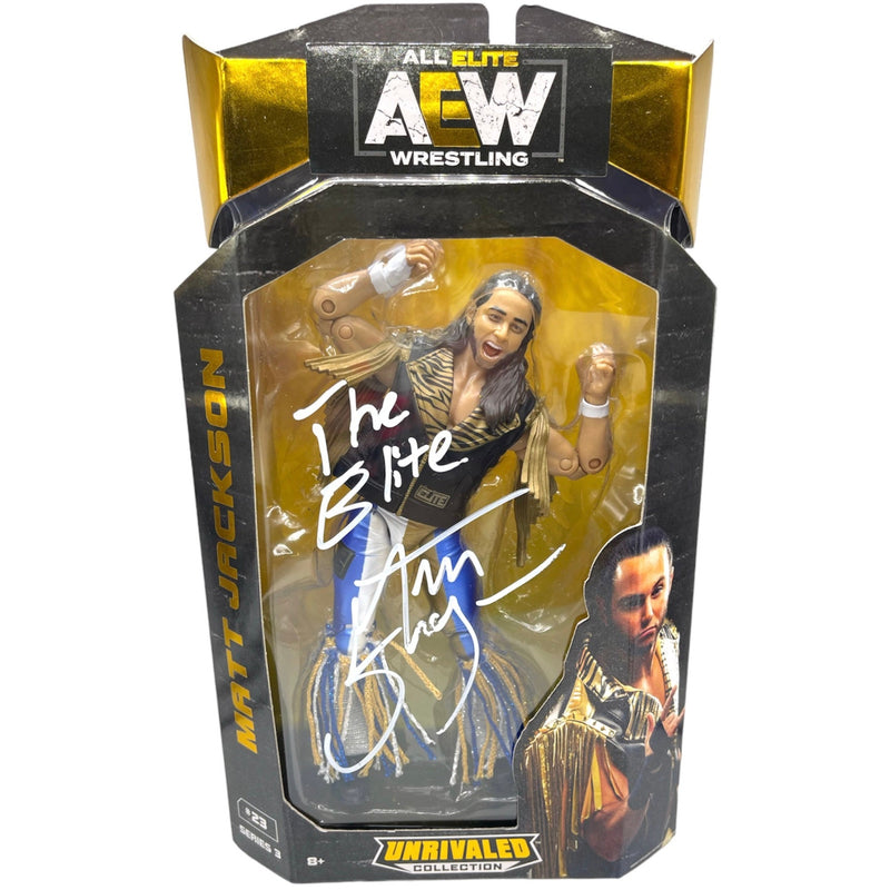 Matt Jackson AEW Unrivaled Figure Series 3 #23 - JSA Autographed