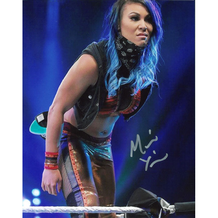 Mia Yim On Ropes 8 x 10 Promo - AUTOGRAPHED