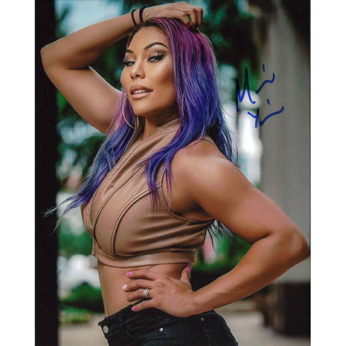 Mia Yim Purple Hair 8 x 10 Promo - AUTOGRAPHED