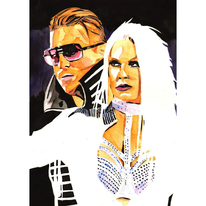 The Miz and Maryse 11x14 Poster