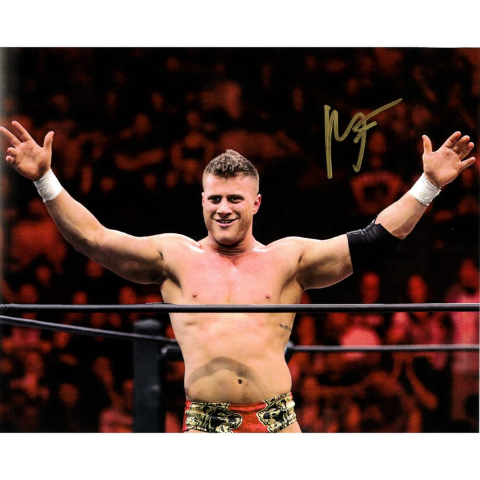 MJF Arms Open 8x10 Card Stock - Autographed