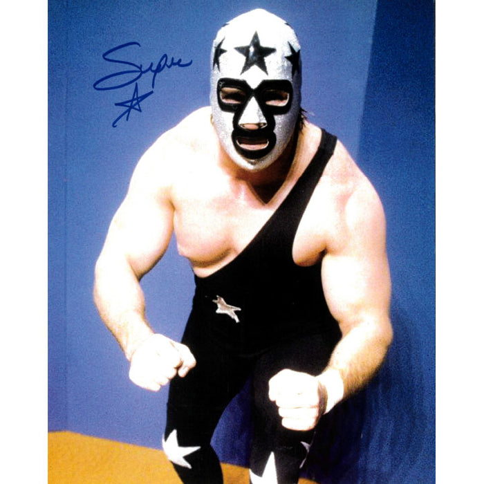 Masked Superstar One Strap Color 8 x 10 Promo - AUTOGRAPHED