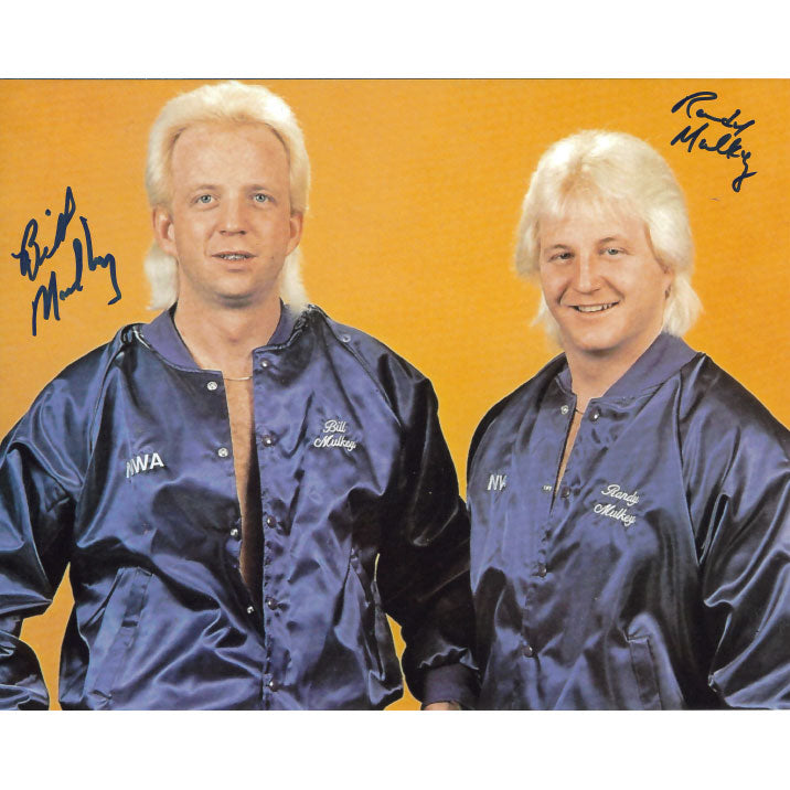 Mulkey Brothers Orange BG 8 x 10 Promo - DUAL AUTOGRAPHED