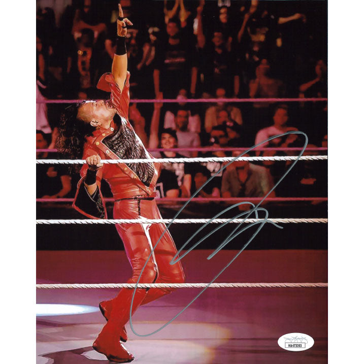 Shinsuke Nakamura Pointing Up 8 x 10 Promo - JSA AUTOGRAPHED