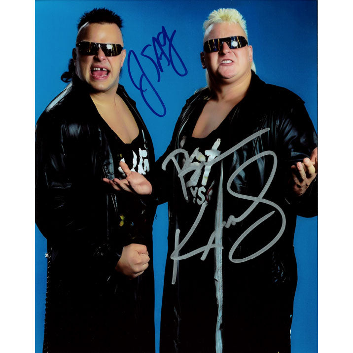 Nasty Boys Blue BG 8 x 10 Promo - DUAL AUTOGRAPHED