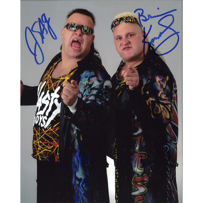 Nasty Boys Double Point 8 x 10 Promo - DUAL AUTOGRAPHED