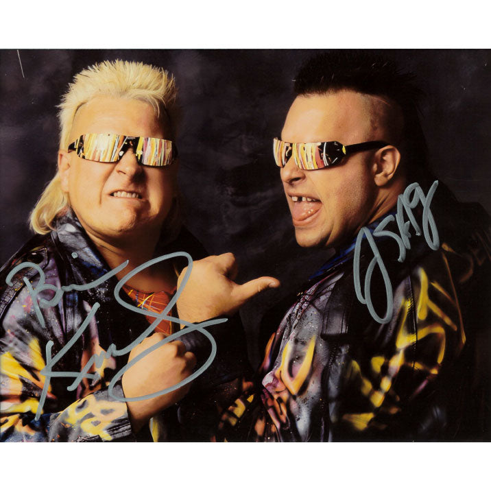 Nasty Boys Landscape Pose 8 x 10 Promo - DUAL AUTOGRAPHED