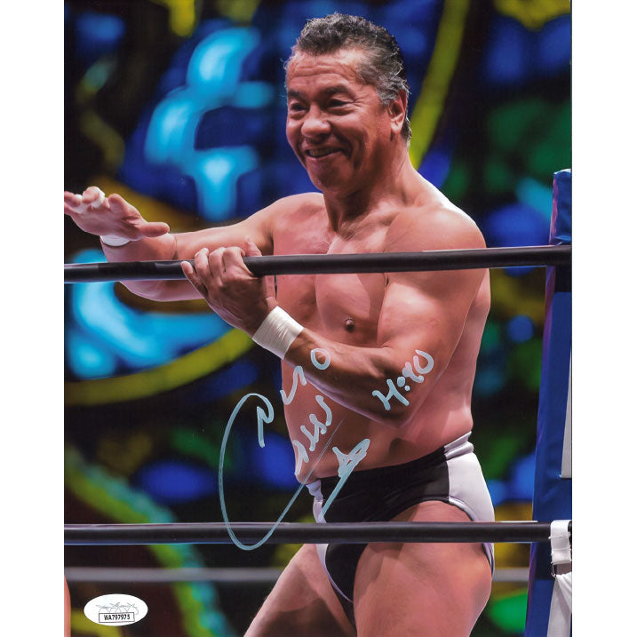 Negro Casas Hold Rope 8 x 10 Promo - JSA AUTOGRAPHED