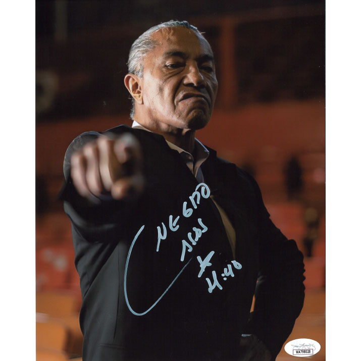 Negro Casas Point 8 x 10 Promo - JSA AUTOGRAPHED