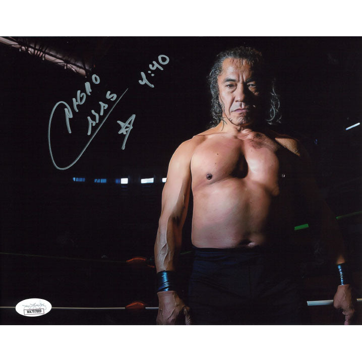 Negro Casas Shadow Pose 8 x 10 Promo - JSA AUTOGRAPHED