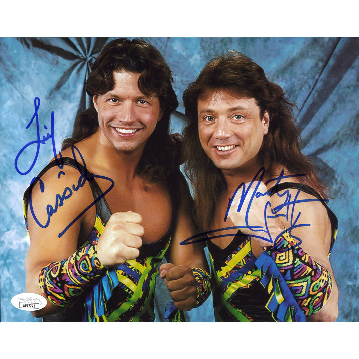 The New Rockers Blue BG 8 x 10 Promo - JSA DUAL AUTOGRAPHED