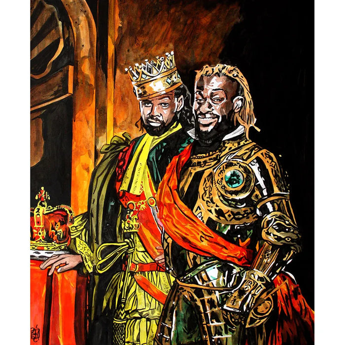 Sir Kofi and King Woods: Royal Portrait 11x14 Poster