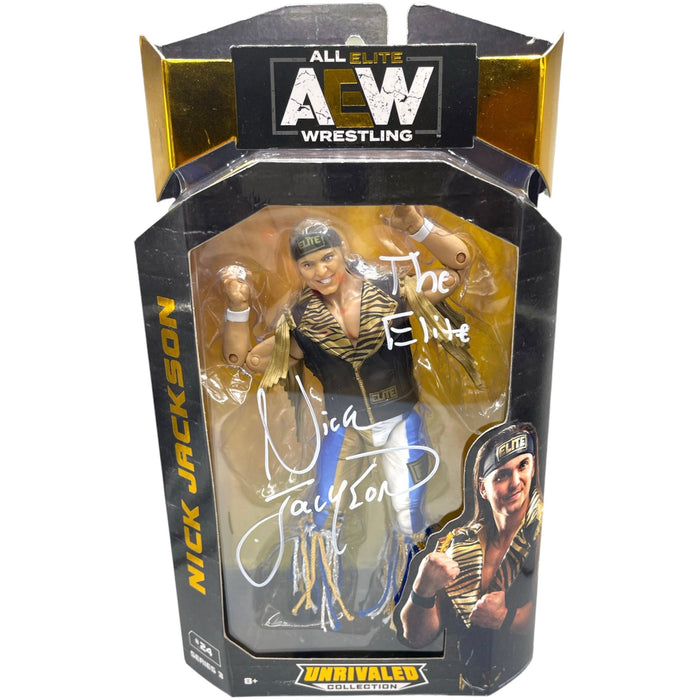 Nick Jackson AEW Unrivaled Figure Series 3 #24 - JSA Autographed
