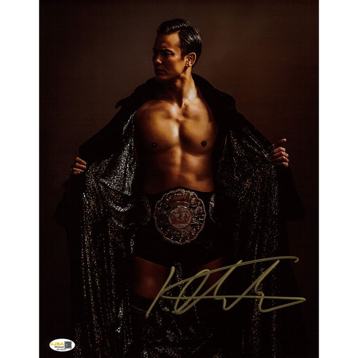 Kazuchika Okada Unified Champ 8x10 & 11x14 - JSA Autographed