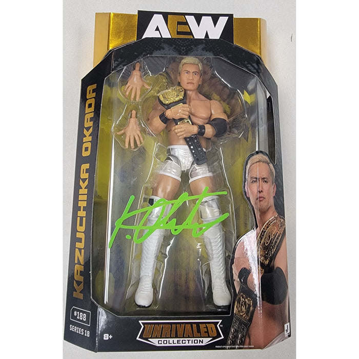 Kazuchika Okada AEW Unrivaled Figure - JSA Autographed