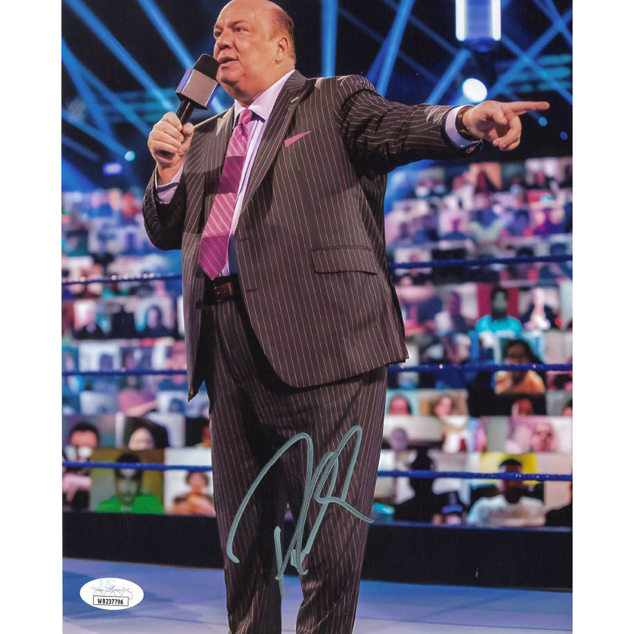 Paul Heyman Thunderdome 8 X 10 Promo Jsa Autographed —