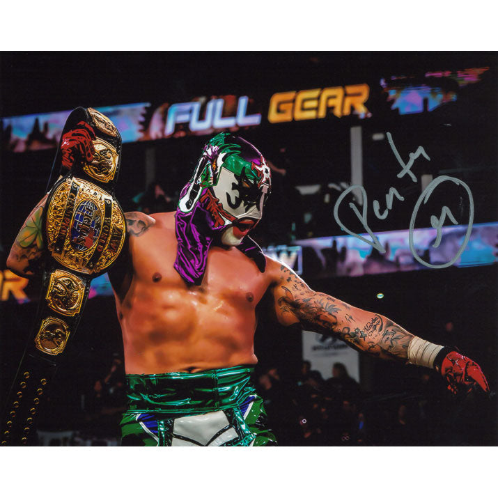 Penta El Zero M Trios Belt 8 x 10 Promo - AUTOGRAPHED