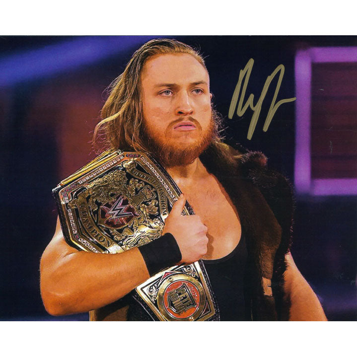 Pete Dunne Title On Shoulder 8 x 10 Promo - AUTOGRAPHED