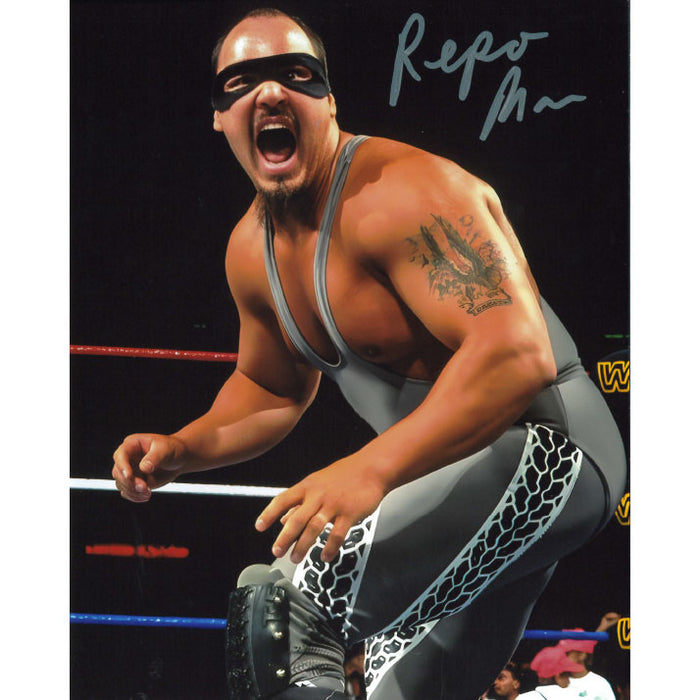 Repo Man Laughing In Ring 8 x 10 Promo - AUTOGRAPHED