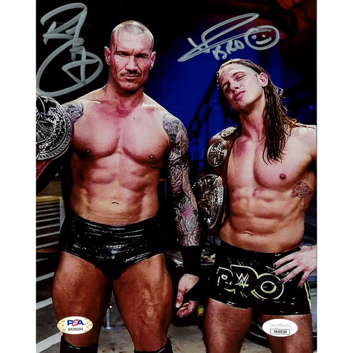 RK-Bro Raw Tag Titles 8 x 10 Promo - PSA & JSA DUAL AUTOGRAPHED
