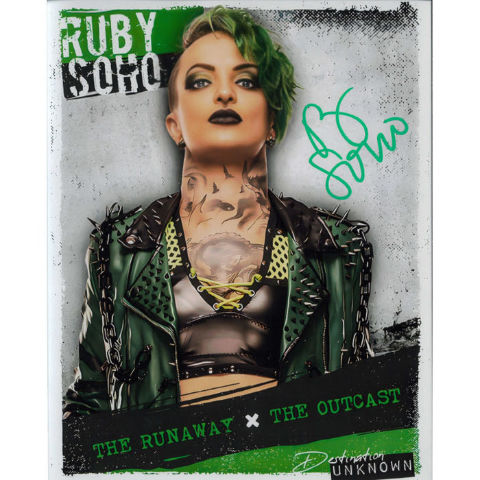 Ruby Soho Runaway METALLIC 8 x 10 Promo - AUTOGRAPHED