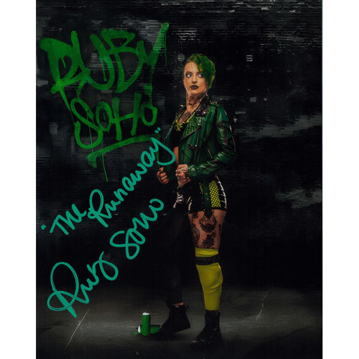 Ruby Soho Spray Paint METALLIC 8 x 10 Promo - AUTOGRAPHED