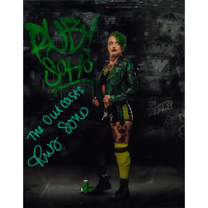 Ruby Soho Spray Paint METALLIC 11 x 14 Poster  - AUTOGRAPHED